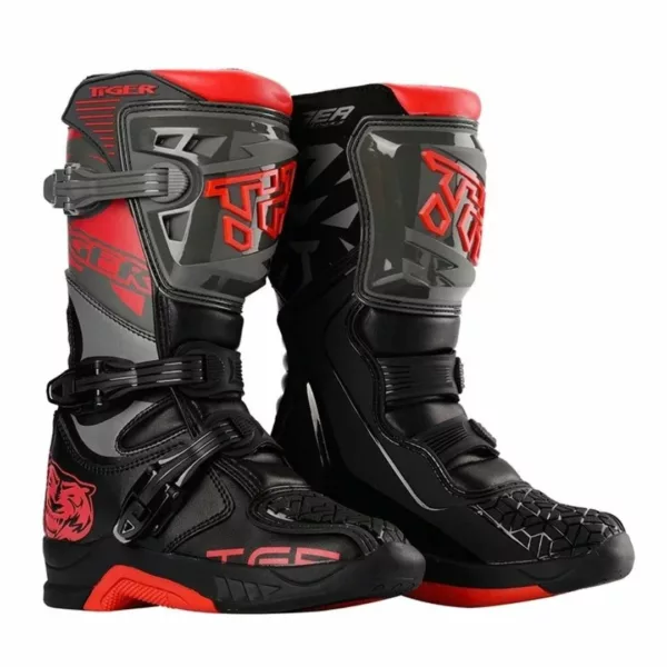 Botte moto cross enfant – Protection renforcée et confort extrême pour jeunes pilotes – Idéal tout-terrain et motocross
