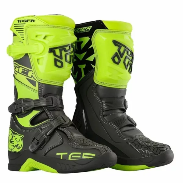 Botte moto cross enfant – Protection renforcée et confort extrême pour jeunes pilotes – Idéal tout-terrain et motocross