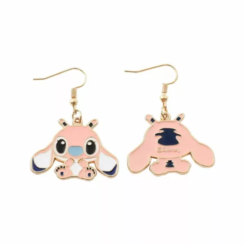 Boucle d'oreille enfant Stitch – Bijou sécurisé et hypoallergénique pour filles – Confort et style au quotidien