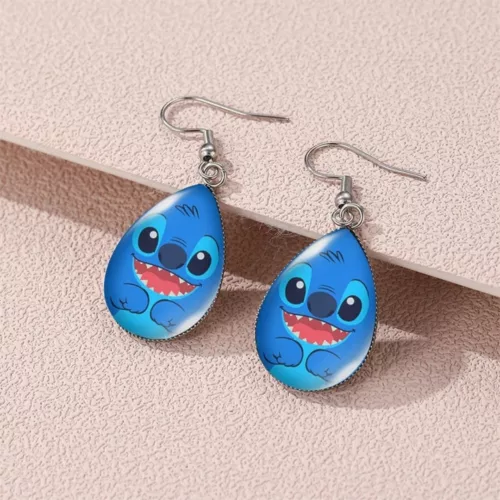 Boucle d'oreille Stitch – Bijou Disney mignon et tendance pour fans de Lilo & Stitch – Cadeau original enfant ou adulte