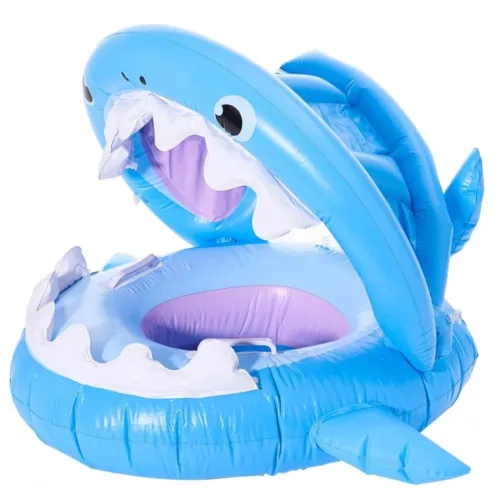 Bouée baby shark – Sécurité et fun pour bébé dès 1 an – Parfaite pour barboter en toute confiance
