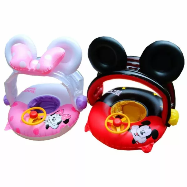 Bouée gonflable Mickey Mouse – Sécurité et fun pour enfants à la piscine – Idéal vacances d'été