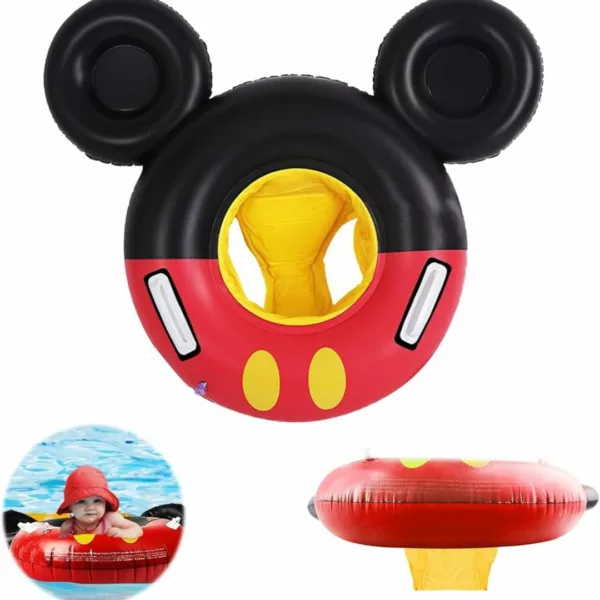 Bouée gonflable Mickey Mouse – Sécurité et fun pour enfants à la piscine – Idéal vacances d'été