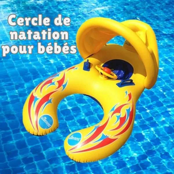 Bouée maman bébé 2 en 1 – Sécurité et confort pour baignade à deux – Parfait pour moments complices bébé-maman