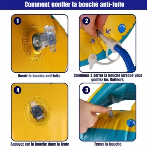 Bouée maman bébé 2 en 1 – Sécurité et confort pour baignade à deux – Parfait pour moments complices bébé-maman