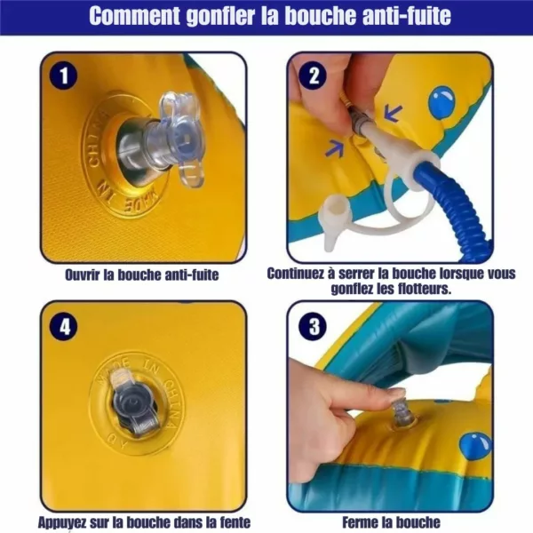 Bouée maman bébé 2 en 1 – Sécurité et confort pour baignade à deux – Parfait pour moments complices bébé-maman