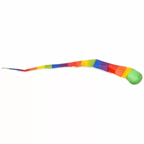 Boule à queue arc-en-ciel – Décoration sensorielle colorée pour éveiller l’imaginaire des enfants