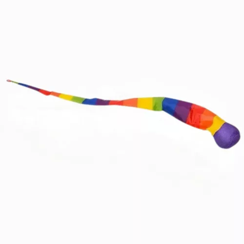 Boule à queue arc-en-ciel – Décoration sensorielle colorée pour éveiller l’imaginaire des enfants