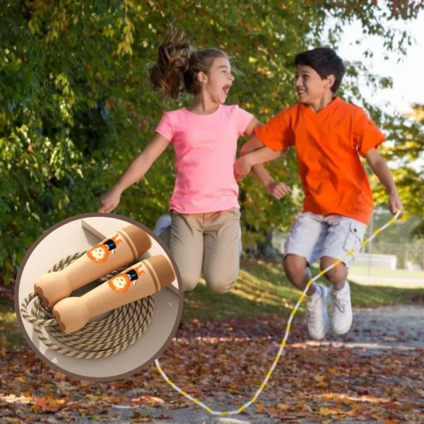 Corde à sauter enfant – Motricité, coordination et fun en plein air – Idéale dès 3 ans