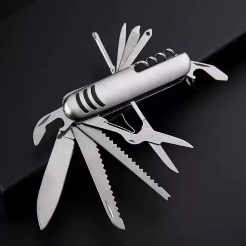 Couteau multifonction randonnée nature – Compact et robuste pour survivre en pleine nature