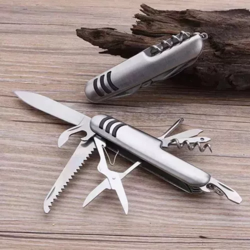 Couteau multifonction randonnée nature – Compact et robuste pour survivre en pleine nature