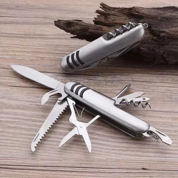 Couteau multifonction randonnée nature – Compact et robuste pour survivre en pleine nature