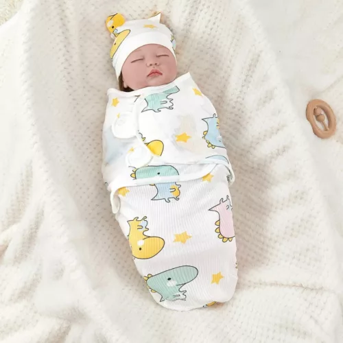 Couverture emmaillotage nouveau-né – Sommeil apaisé et sécurisé – Tissu doux et respirant idéal pour bébé