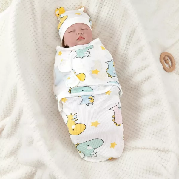 Couverture emmaillotage nouveau-né – Sommeil apaisé et sécurisé – Tissu doux et respirant idéal pour bébé