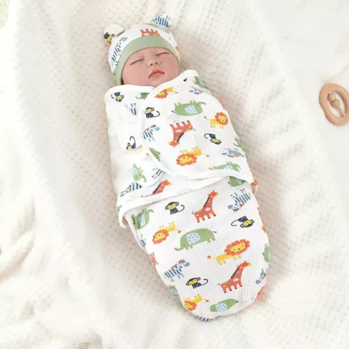 Couverture emmaillotage nouveau-né – Sommeil apaisé et sécurisé – Tissu doux et respirant idéal pour bébé