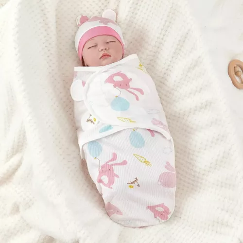 Couverture emmaillotage nouveau-né – Sommeil apaisé et sécurisé – Tissu doux et respirant idéal pour bébé