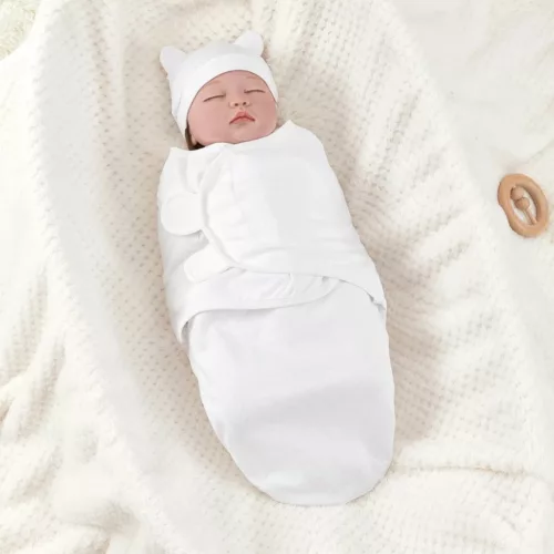 Couverture emmaillotage nouveau-né – Sommeil apaisé et sécurisé – Tissu doux et respirant idéal pour bébé