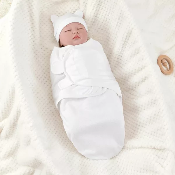 Couverture emmaillotage nouveau-né – Sommeil apaisé et sécurisé – Tissu doux et respirant idéal pour bébé