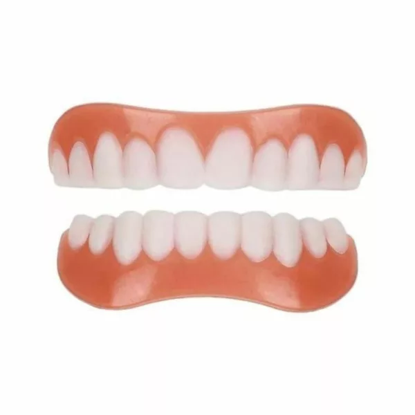 Dentier en silicone – Confort durable & sourire naturel – Ajustement facile, effet réaliste immédiat