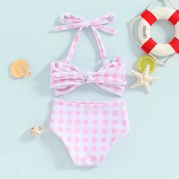 Ensemble bikini pour petite fille – Maillot de bain coloré confort et style à la plage ou à la piscine