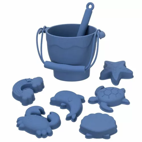 Ensemble jouets de plage en silicone – Résistants, souples et sans danger pour des heures de jeu au sable
