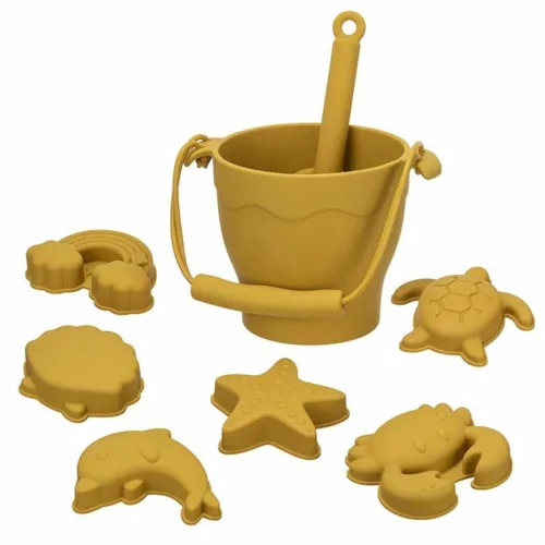 Ensemble jouets de plage en silicone – Résistants, souples et sans danger pour des heures de jeu au sable