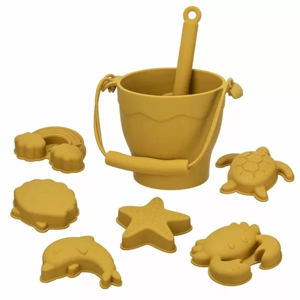 Ensemble jouets de plage en silicone – Résistants, souples et sans danger pour des heures de jeu au sable