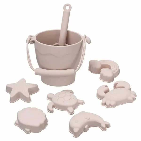 Ensemble jouets de plage en silicone – Résistants, souples et sans danger pour des heures de jeu au sable