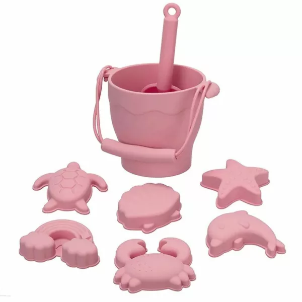 Ensemble jouets de plage en silicone – Résistants, souples et sans danger pour des heures de jeu au sable