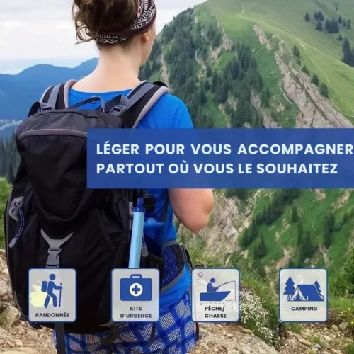 Filtre eau portable randonnée