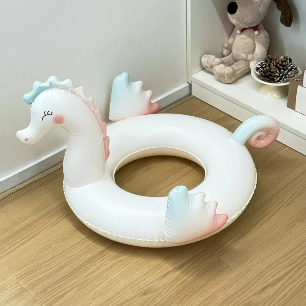 Flotteur gonflable hippocampe – Ludique et confortable pour enfants – Idéal piscine et plage