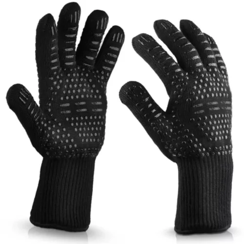 Gants de cuisson barbecue haute température – Protection jusqu'à 800°C pour cuisson sécurisée et sans brûlure
