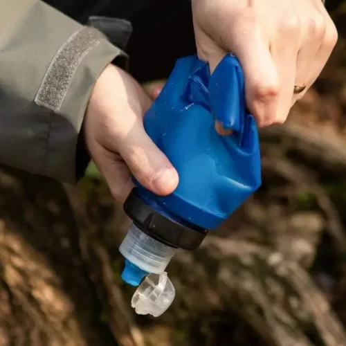 Gourde filtrante eau potable – Boire sain partout, filtre intégré anti-bactéries – Idéale voyage & randonnée