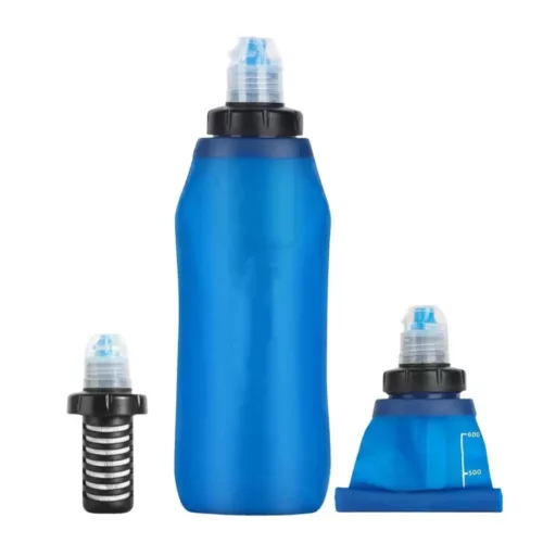 Gourde filtrante eau potable – Boire sain partout, filtre intégré anti-bactéries – Idéale voyage & randonnée