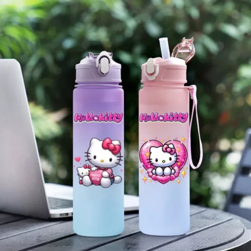 Gourde hello kitty – Bouteille isotherme kawaii 500 ml pour enfant – Hydratation fun et stylée au quotidien