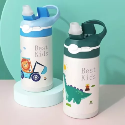 Gourde inox enfant – Écologique et sans BPA – Idéale école et sorties – Léger & durable