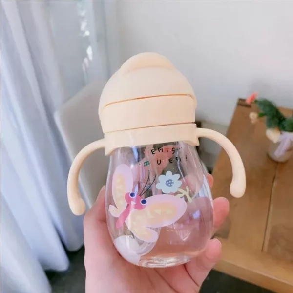 Gourde pour bébé – Anti-fuite, ergonomique et sans BPA – Parfait pour l’apprentissage autonome