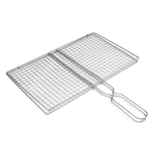 Grille cuisson barbecue acier chromé – Cuisson uniforme et parfaite pour grillades savoureuses – Résistante et facile à nettoyer