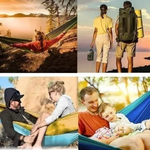 Hamac de camping transportable – Ultra léger et compact pour des nuits confortables en pleine nature