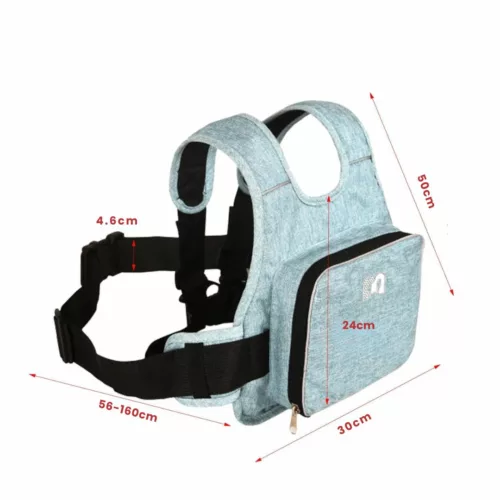harnais enfant moto - Bleu