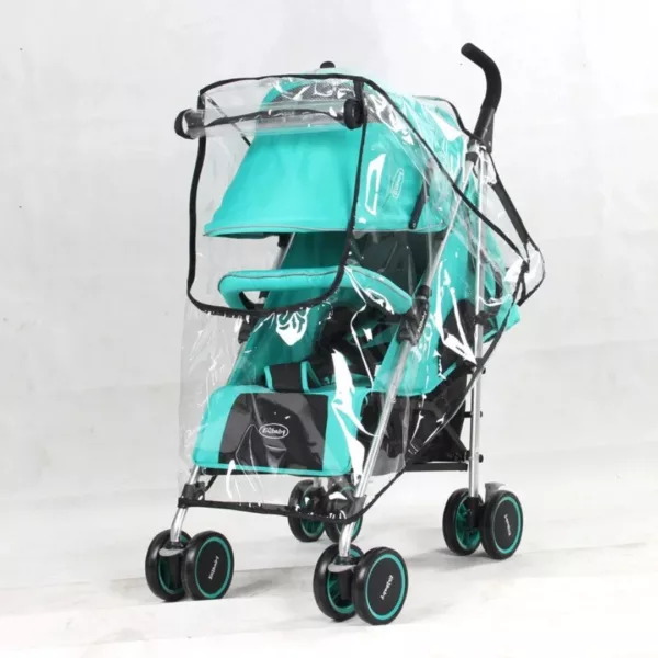 Housse de pluie pour poussette – Protection imperméable bébé contre vent et intempéries – Universelle et facile à installer