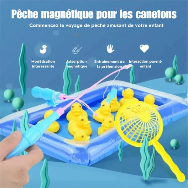 Jeu de pêche au canard – Idéal anniversaire enfant – Animation ludique & facile à installer – Intérieur/extérieur