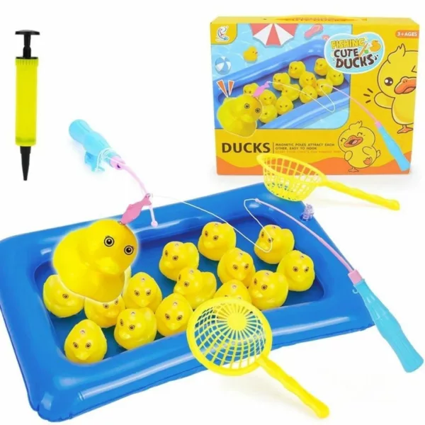Jeu de pêche au canard – Idéal anniversaire enfant – Animation ludique & facile à installer – Intérieur/extérieur