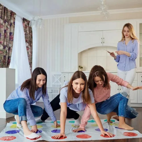 Jeu de société Twister – Fous rires garantis en famille ou entre amis – Ambiance et mouvement assurés