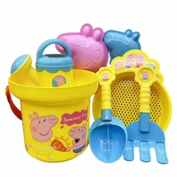 Jouets de plage Peppa pig – Set coloré 8 pièces pour jeux d'été amusants à la mer ou au bac à sable