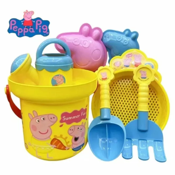 Jouets de plage Peppa pig – Set coloré 8 pièces pour jeux d'été amusants à la mer ou au bac à sable