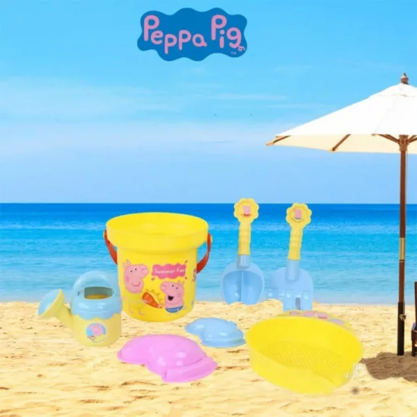 Jouets de plage Peppa pig – Set coloré 8 pièces pour jeux d'été amusants à la mer ou au bac à sable
