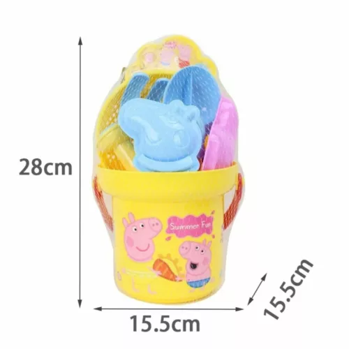 Jouets de plage Peppa pig – Set coloré 8 pièces pour jeux d'été amusants à la mer ou au bac à sable