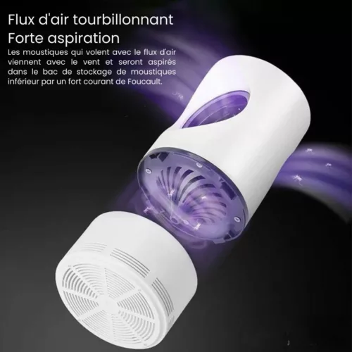 Lampe anti moustique​ pour bébé – Protection silencieuse et sans produits chimiques – Sommeil paisible garanti