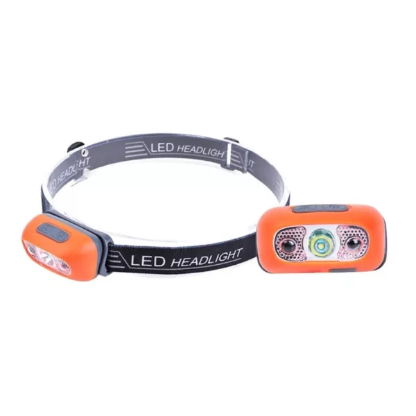 Lampe frontale pour camping – Éclairage LED ultra puissant mains libres – Idéale randonnée, bivouac, sorties nocturnes